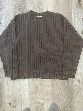 Cotton Club Boxy Brown Sweater